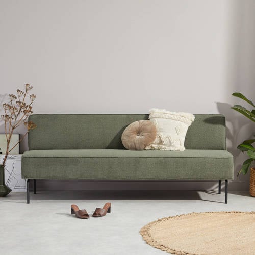 NOUS Living eetkamerbank Campania 204 cm - Olijf