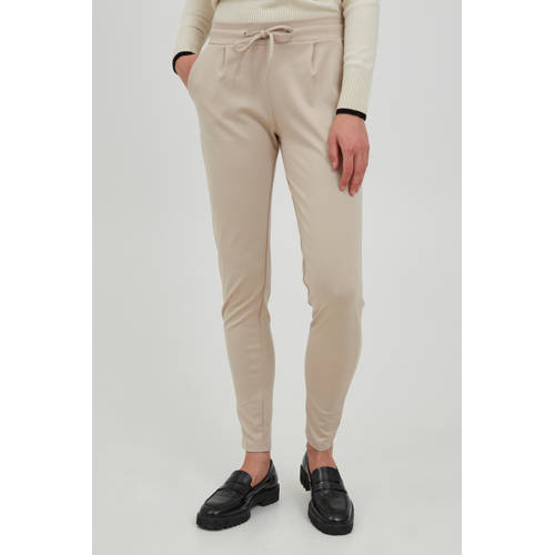 ICHI slim fit pantalon IHKATE zand afbeelding