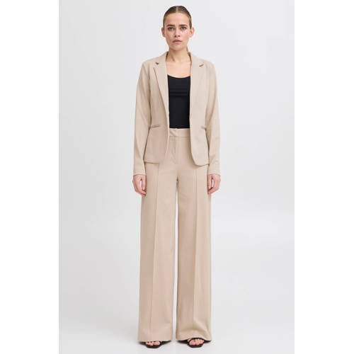 ICHI getailleerde blazer IHKATE zand afbeelding