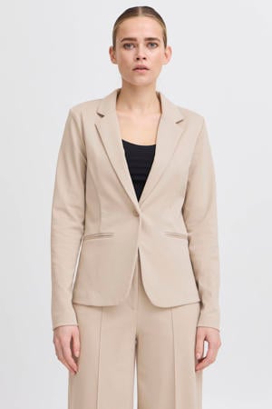 getailleerde blazer IHKATE zand