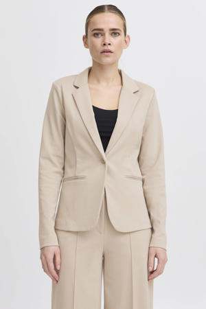 getailleerde blazer IHKATE zand