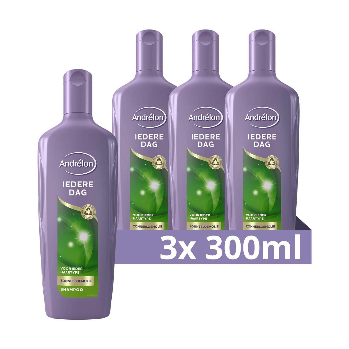 Overvloed zelfmoord Zie insecten Andrélon Iedere Dag shampoo - 3 x 300 ml - voordeelverpakking | wehkamp