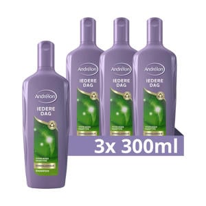 Wehkamp Andrelon Iedere Dag shampoo - 3 x 300 ml - voordeelverpakking aanbieding