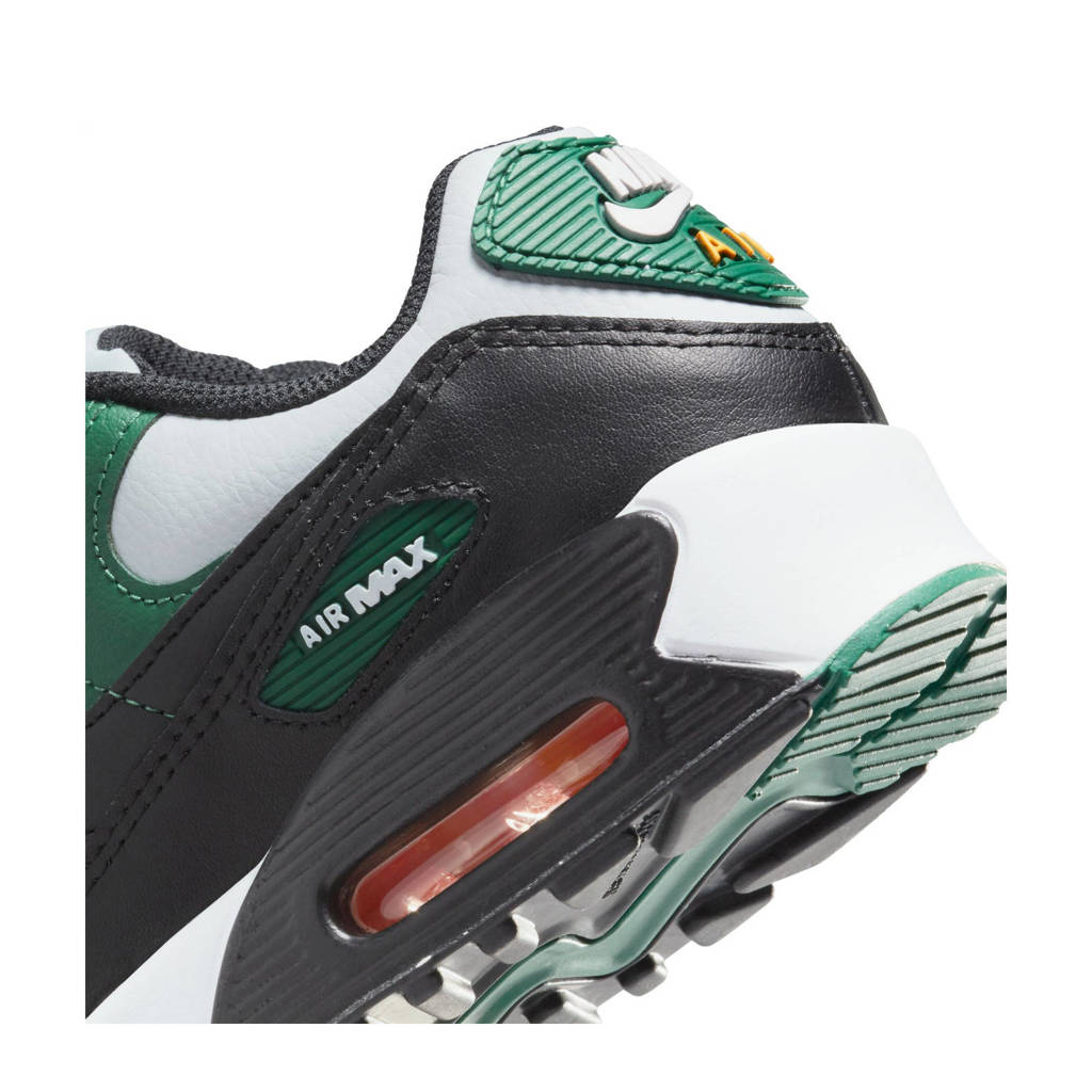 browser Moreel toevoegen aan Nike Air Max 90 sneakers grijs/groen/zwart | wehkamp