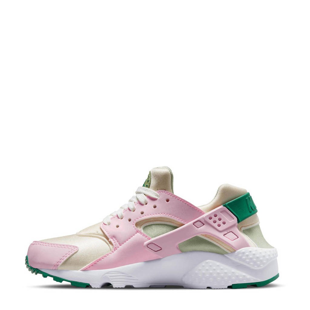Gemengd Overeenkomstig Schurk Nike Huarache Run SE sneakers lichtroze/ecru/groen | wehkamp