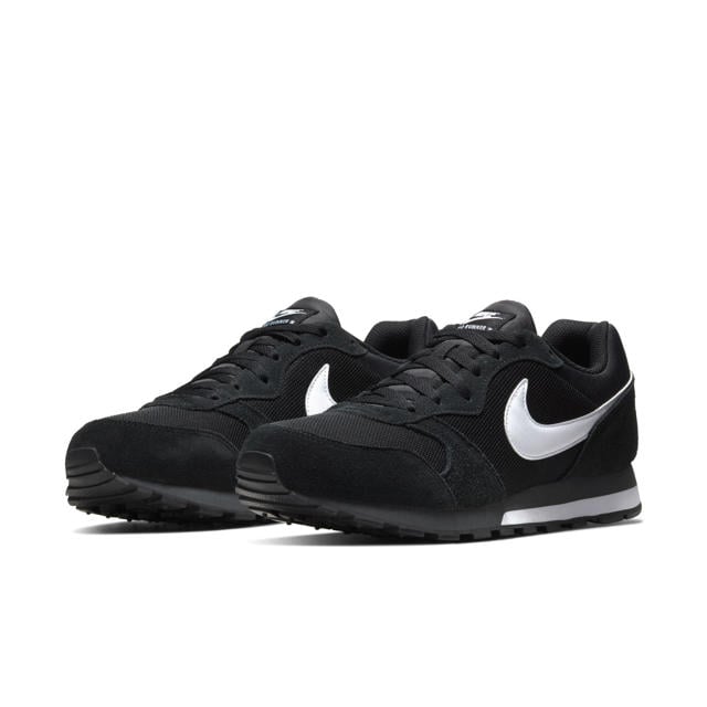 Ongemak lip buitenste Nike MD Runner 2 sneakers zwart/wit/antraciet | wehkamp