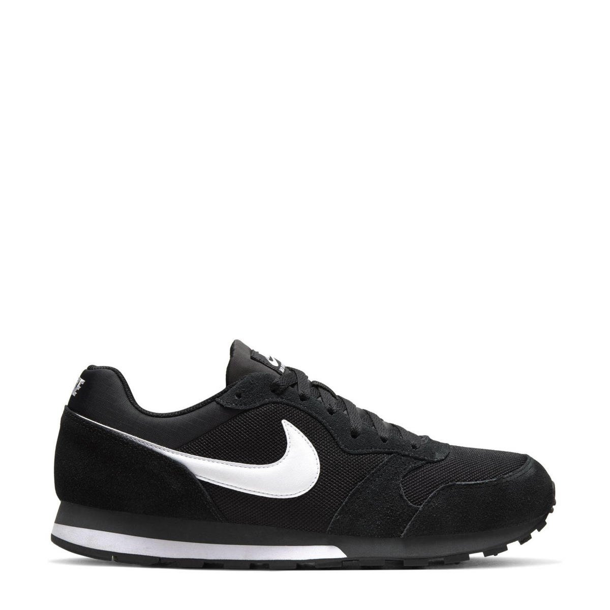 twee bijvoeglijk naamwoord verontschuldiging Nike MD Runner 2 sneakers zwart/wit/antraciet | wehkamp