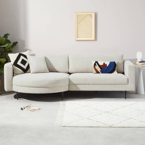 NOUS Living hoekbank links Narbonne - licht beige