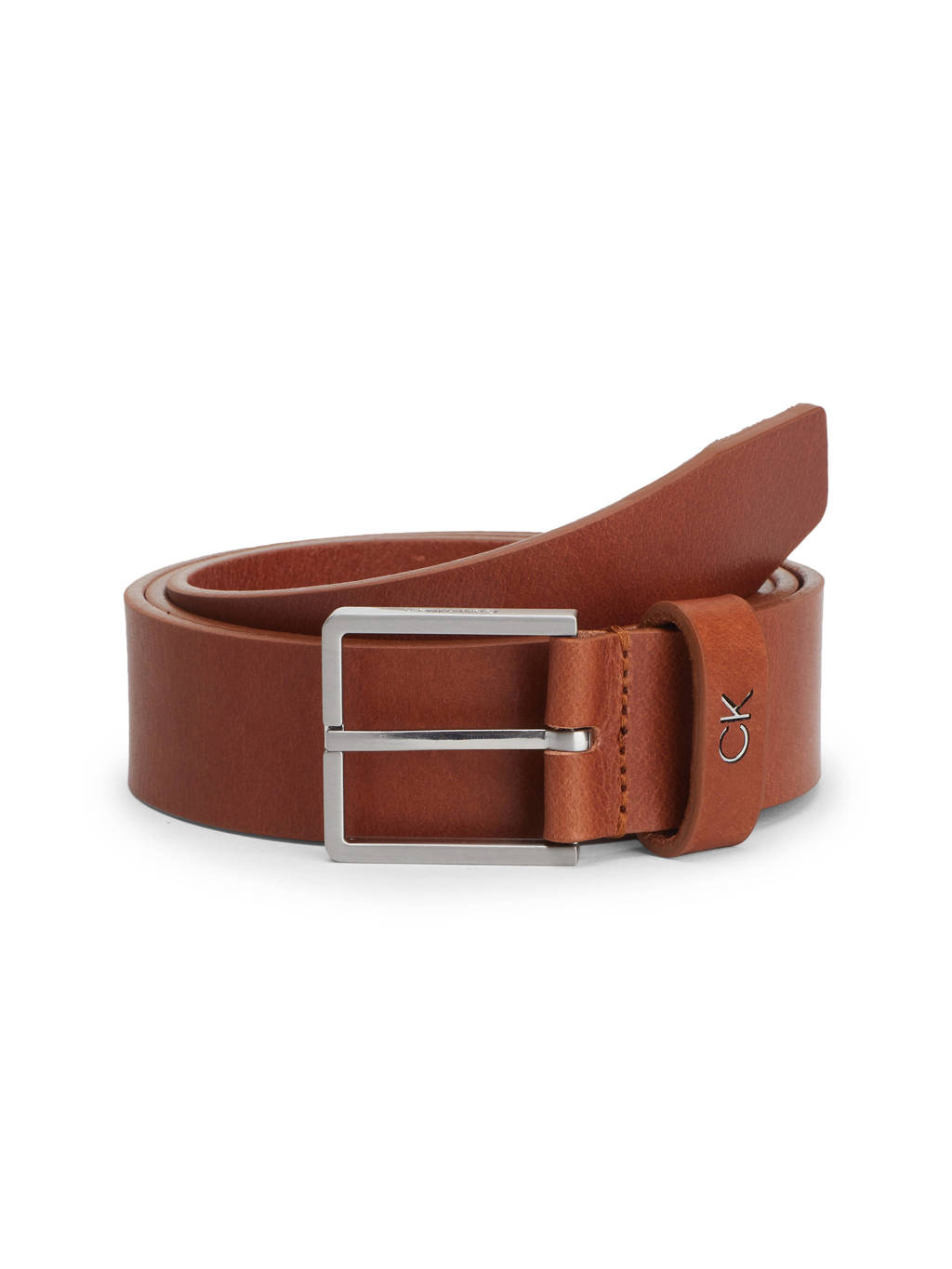 Calvin Klein leren riem cognac
