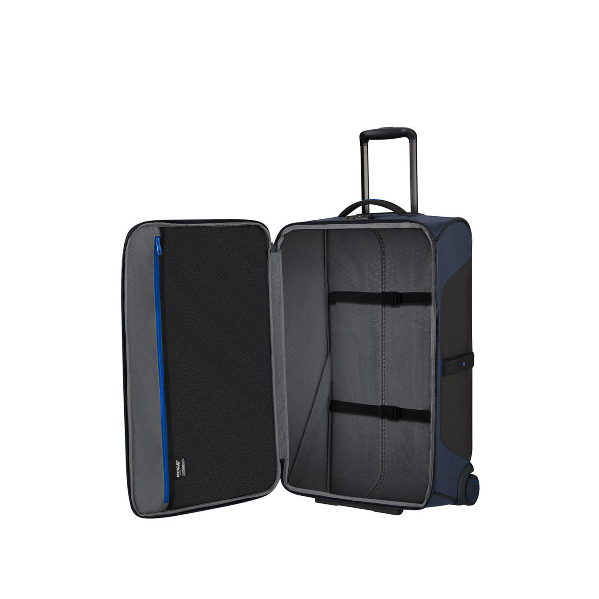 Samsonite trolley Ecodiver Duffle 67 cm donkerblauw wehkamp