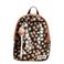 Zebra Trends metallic rugzak Flower M bruin