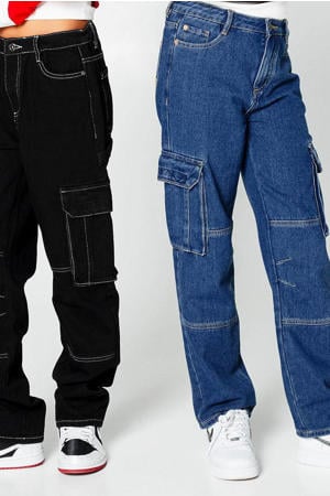high waist loose fit jeans KYONA medium blue