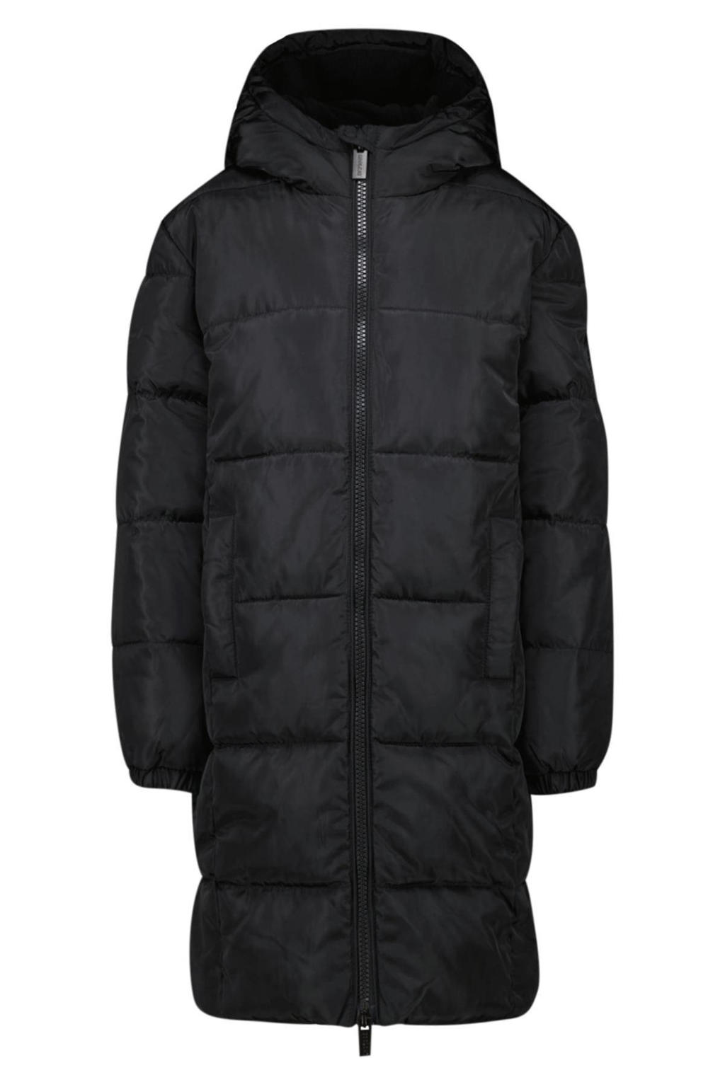 s.Oliver gewatteerde winterjas met all over print paars s.Oliver gewatteerde winterjas met all over print paars
