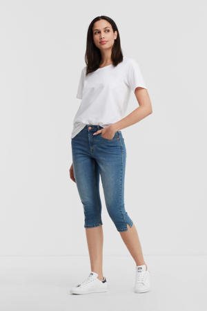skinny capri jeans blauw