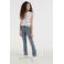 Anytime flared jeans blauw