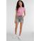 Anytime denim short grijs