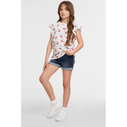 anytime denim short donkerblauw afbeelding