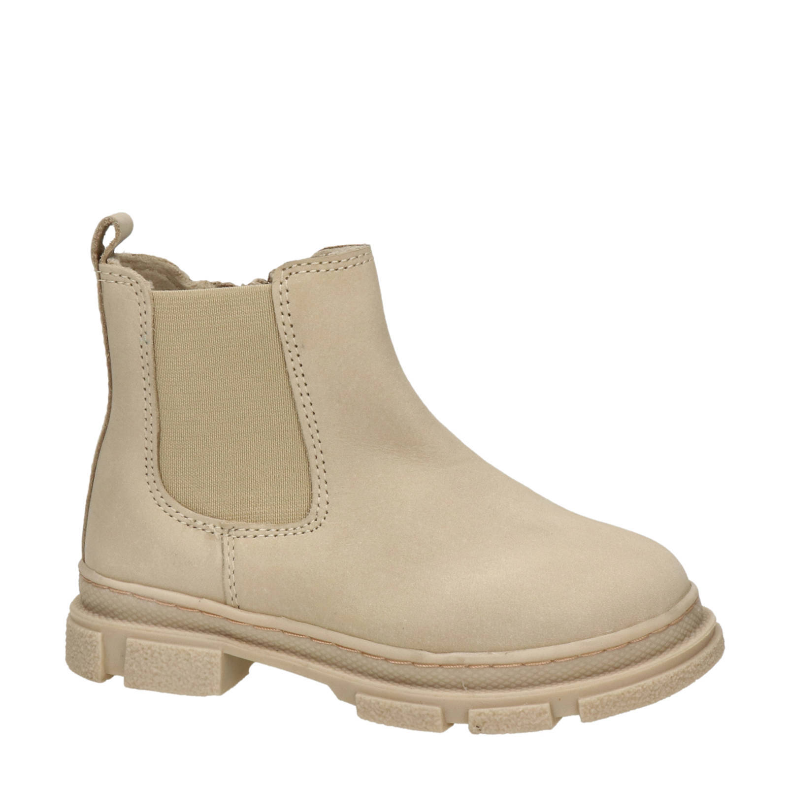 Nelson Kids nubuck chelsea boots beige | wehkamp