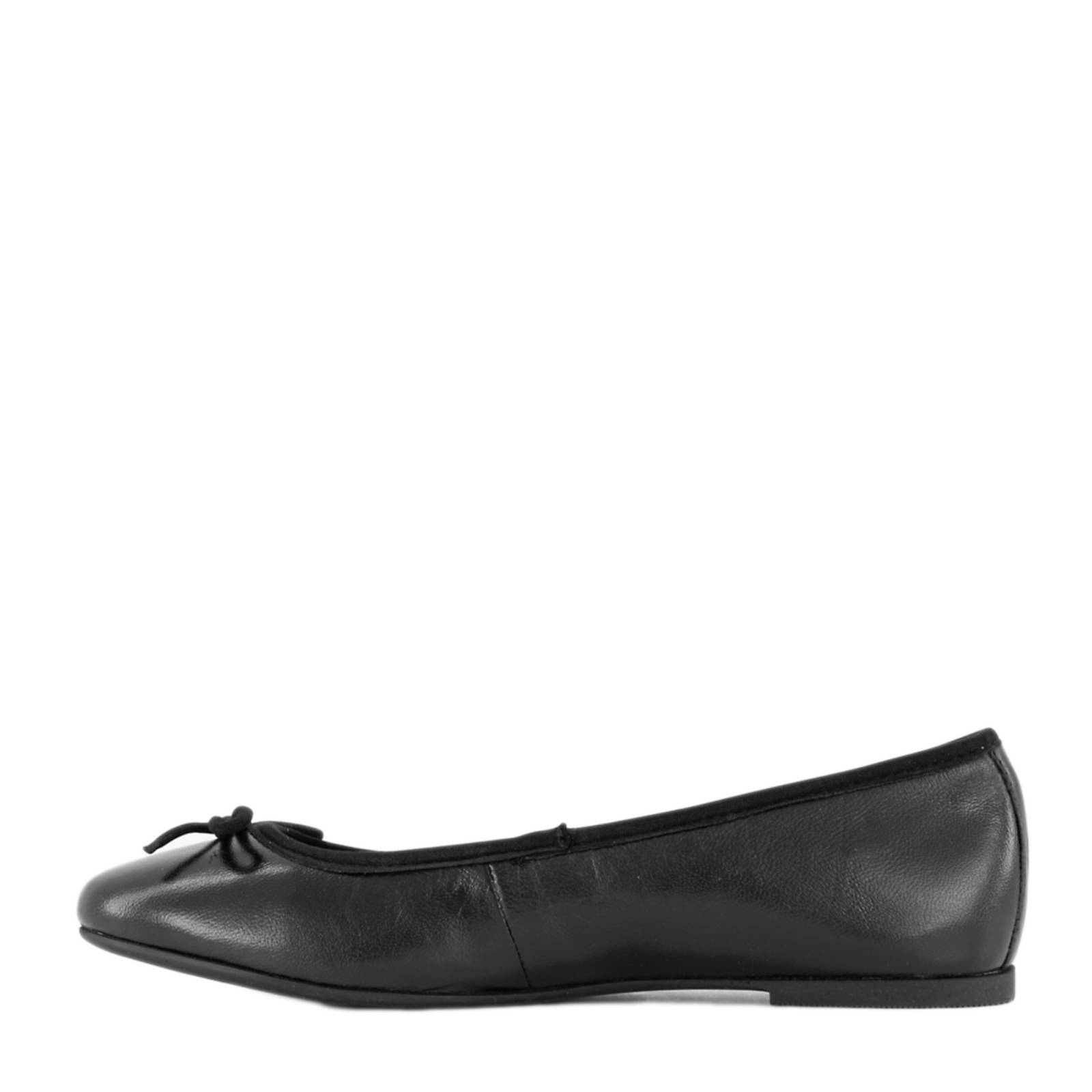 5th Avenue leren ballerina's zwart | wehkamp