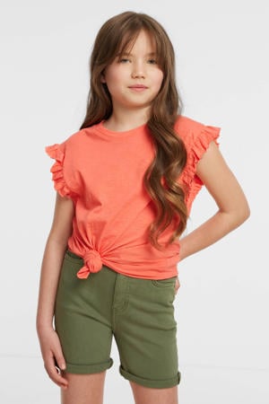 denim short khaki