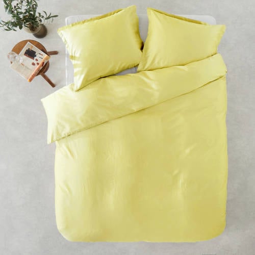 Wehkamp Wehkamp Home katoen satijnen dekbedovertrek 1 persoons (140x220 cm) aanbieding