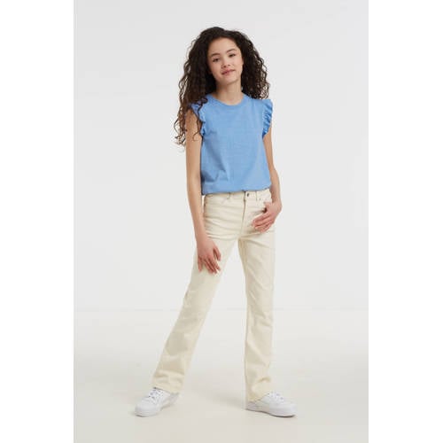 anytime flared jeans ecru afbeelding