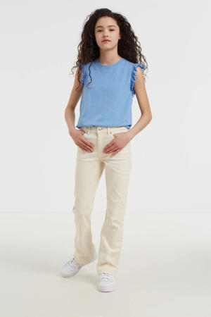flared jeans ecru