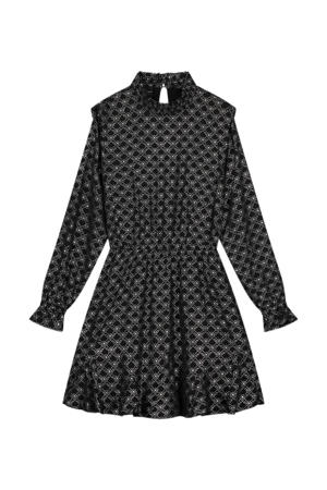 A-lijn jurk Wendy van gerecycled polyester zwart