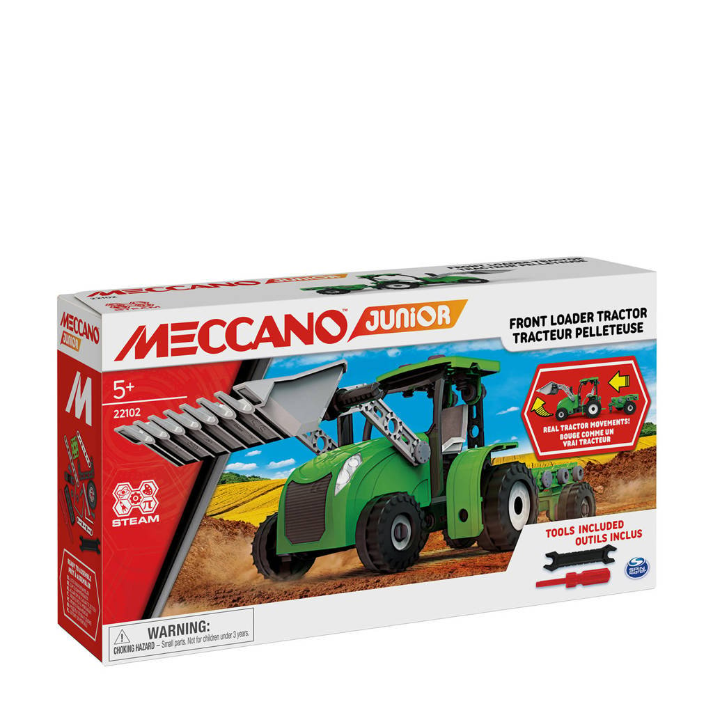 Optimistisch leiderschap dok Meccano Junior bouwpakket Tractor met voorlader | wehkamp