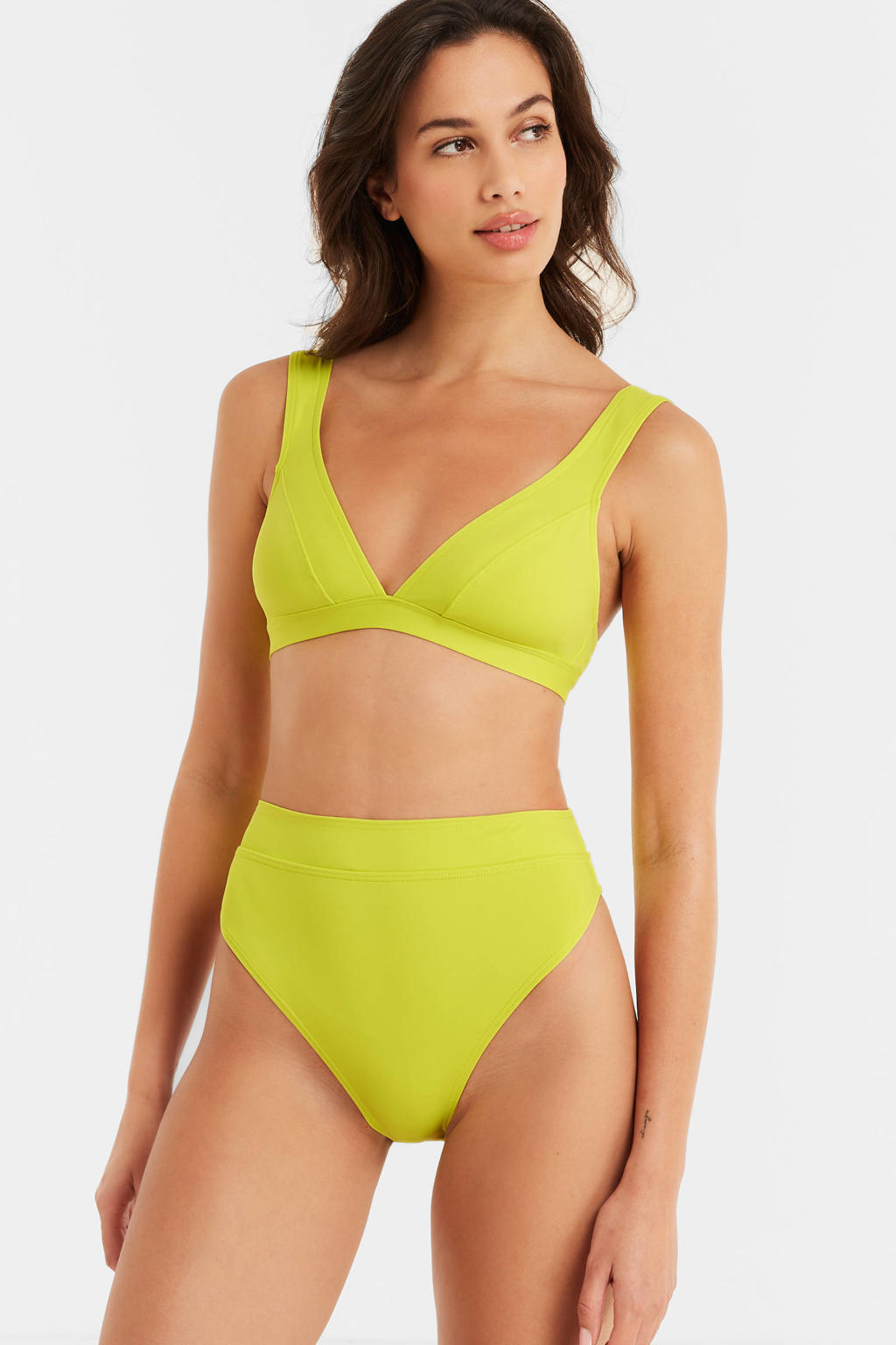 anytime voorgevormde bikinitop lime