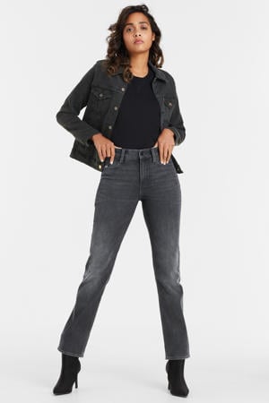 Noxer Straight straight fit jeans grijs