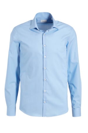 slim fit overhemd light blue