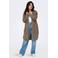 ONLY CARMAKOMA gemêleerd vest CARJADE bruin