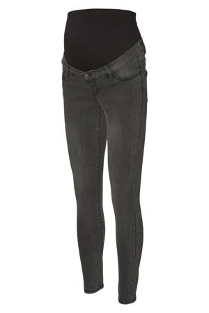 skinny zwangerschapsjeans VMMTANYA dark grey denim