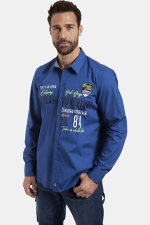 loose fit overhemd GOTMAR Plus Size blauw