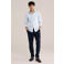 WE Fashion slim fit overhemd light blue