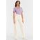Anytime high waist jeans wide leg white