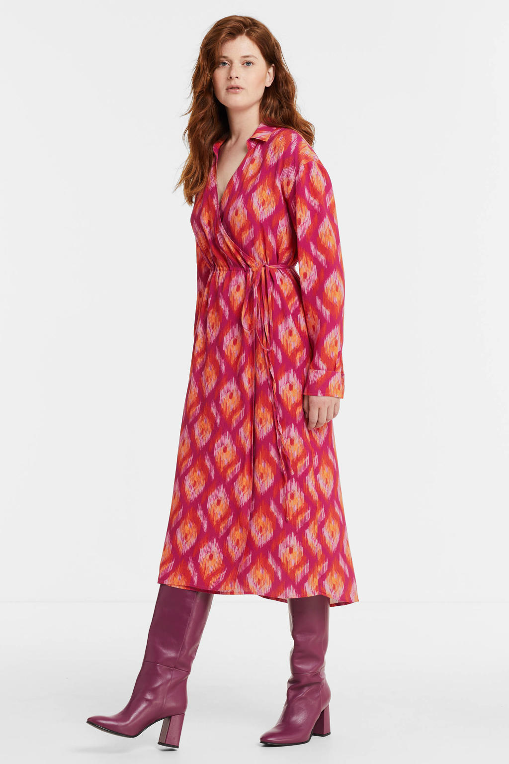 Ydence blousejurk Kate met all over print aztec