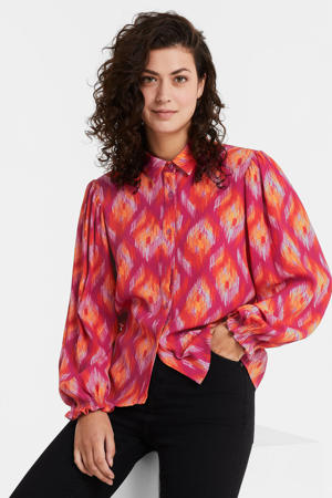 blouse Alyssaa met all over print aztec