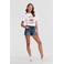 Anytime denim short blauw
