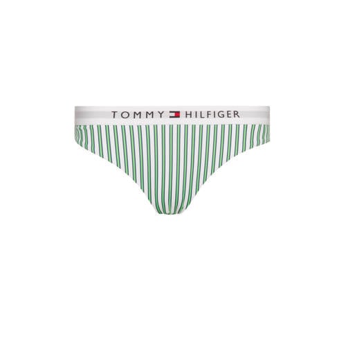 Tommy Hilfiger bikinibroekje groen/wit