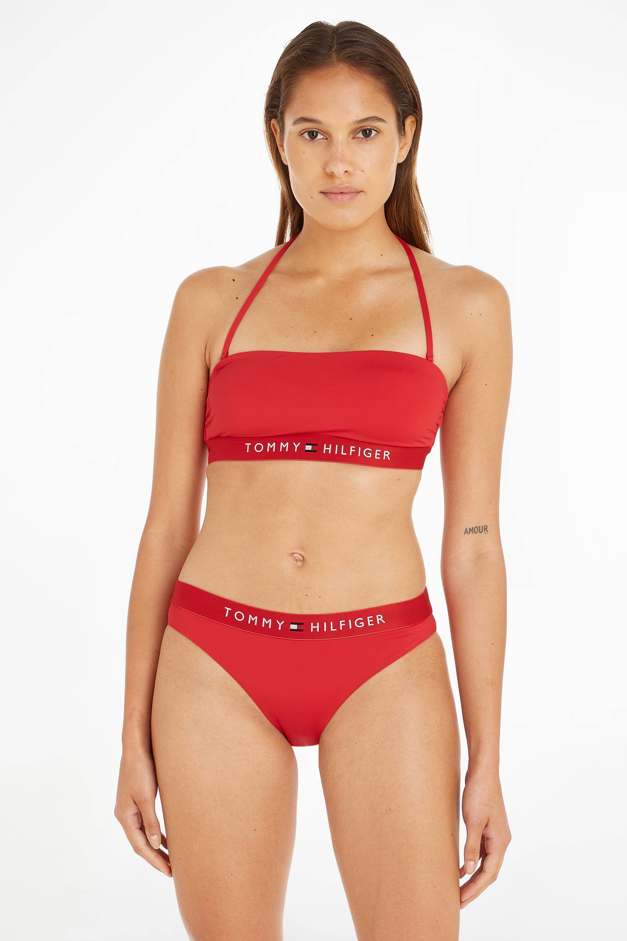 Tommy Hilfiger bikinibroekje rood wehkamp