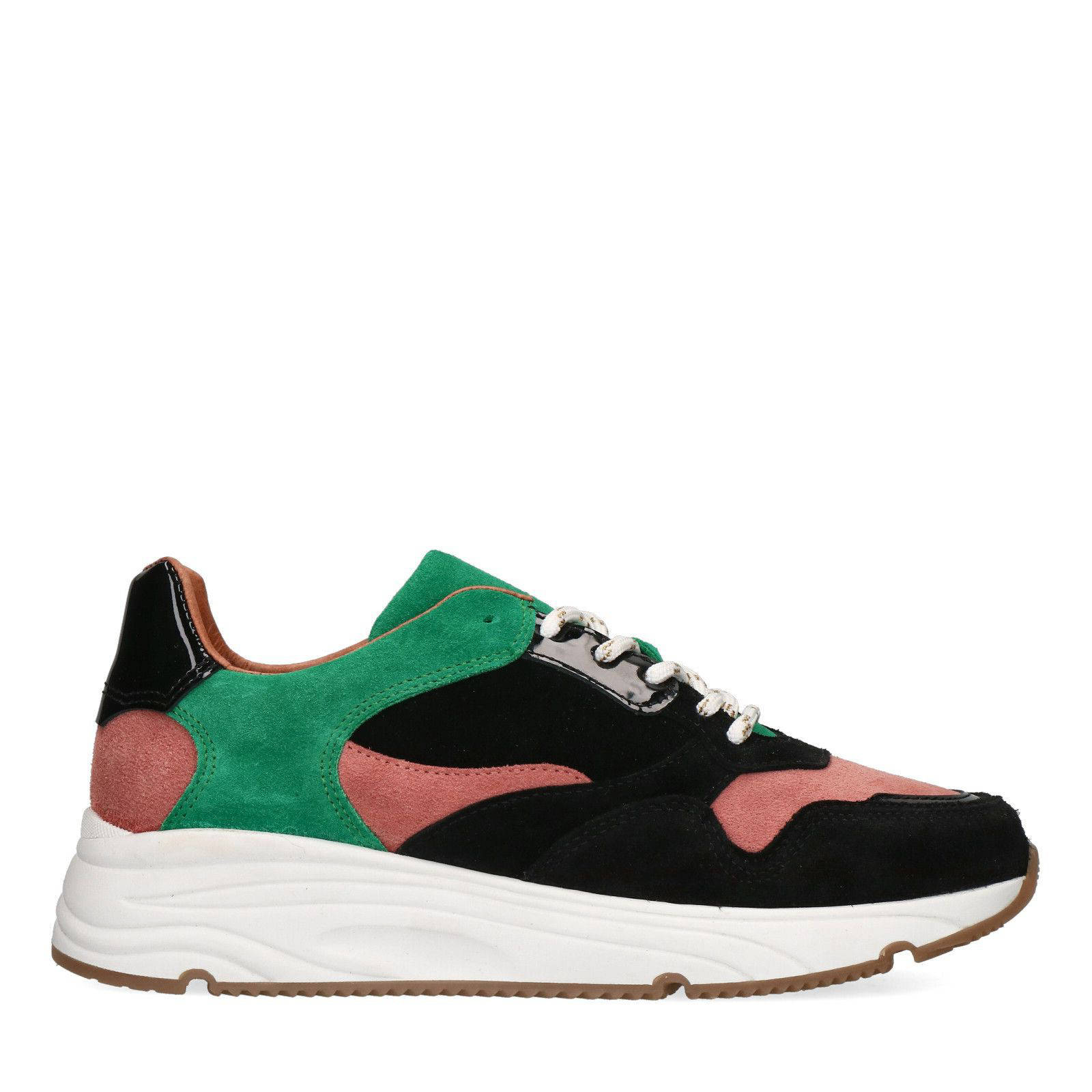 Manfield sneakers zwart multi | wehkamp