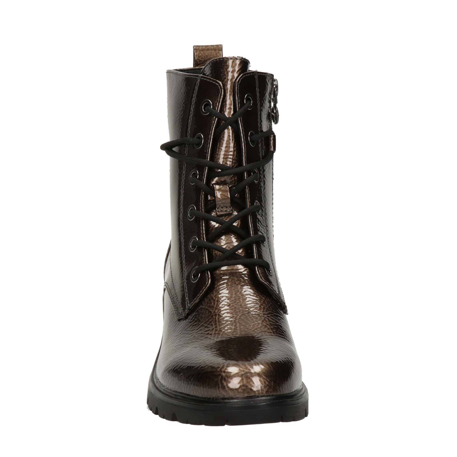 Tamaris lak veterboots brons kopen? | Morgen in huis | wehkamp