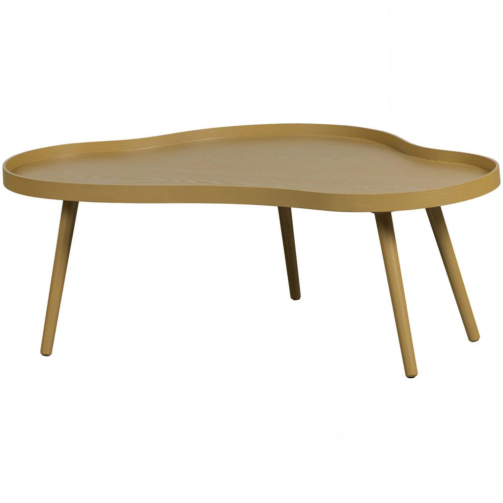 WOOOD WOOOD Mae Bijzettafel Organisch Langwerpig - Hout - Bruin - 35x100x58