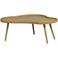 WOOOD WOOOD Mae Bijzettafel Organisch Langwerpig - Hout - Bruin - 35x100x58