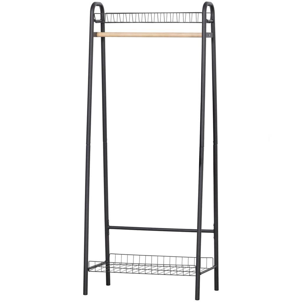 WOOOD WOOOD Jovi Kledingrek - Metaal - Zwart - 167x70x41