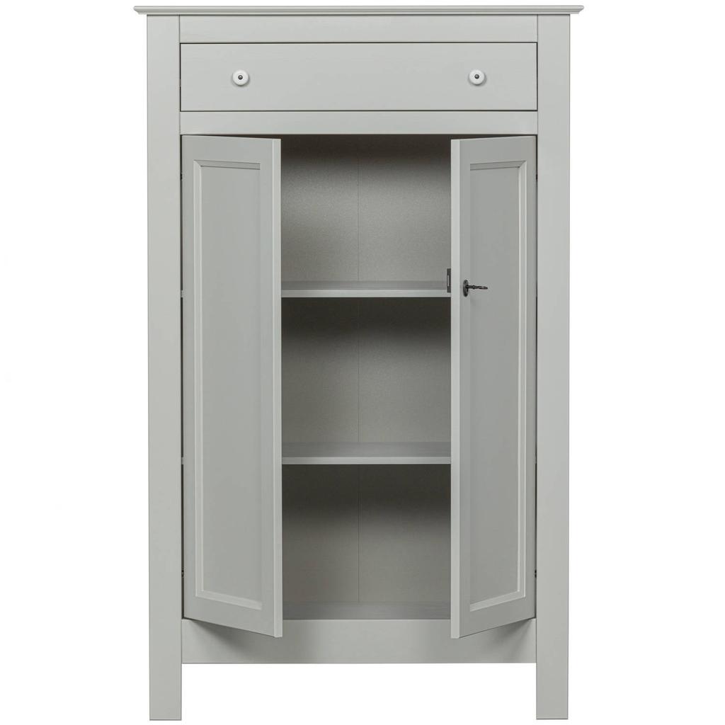 WOOOD WOOOD Eva Meidenkast - Grenen - Mist - 150x93x40