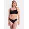 Bamboo Basics string Lola met bamboe (set van 3) zwart
