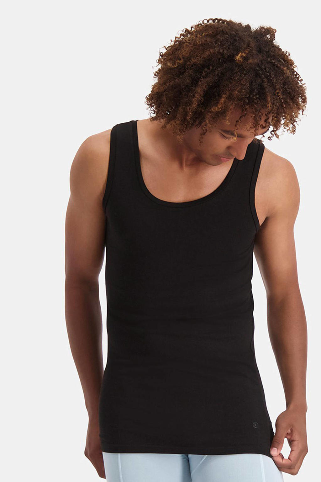 Bamboo Basics hemd Stef met bamboe (set van 2) zwart